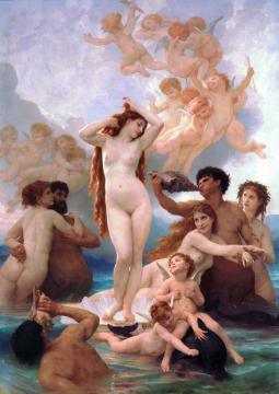 The Birth Of Venus Artwork by William Adolphe Bouguereau