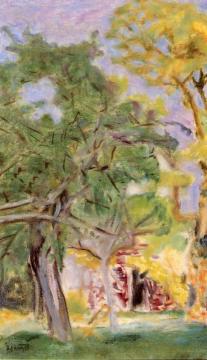 Landscape, Garden Entrance Artwork by Pierre Bonnard