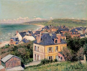 By the sea at Trouville Artwork by Gustave Caillebotte