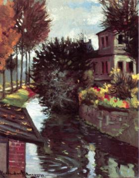 Houses by the River Artwork by Alexandre Altmann