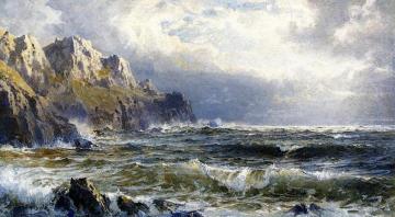 Moye Point, Guernsey, Channel Islands Artwork by William Trost Richards
