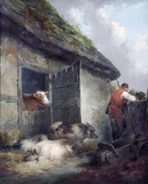 Farmyard Artwork by George Morland