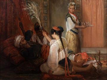 In The Harem Artwork by Francois-Auguste Biard