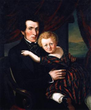 William Williamson and His Son Alexander Artwork by Cornelius Krieghoff