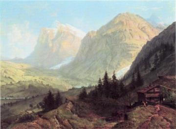 Alpine Landscape Artwork by William Trost Richards