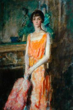 Mademoiselle de Pourtales Artwork by Ambrose McEvoy