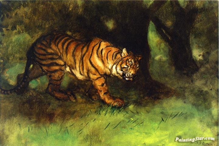 The Tiger Artwork by Arthur B. Davies