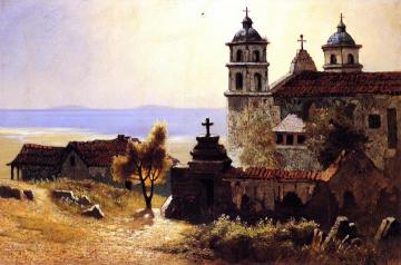 Santa Barbara Mission Artwork by Edwin Deakin