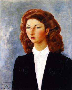 Portrait of Léa Artwork by Moise Kisling