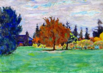 Yellow Tree, Le Clos Au Grand-lemps Artwork by Pierre Bonnard