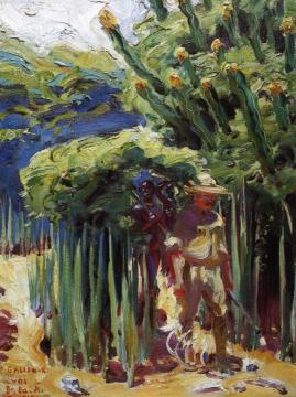 British East Africa Artwork by Akseli Gallen-Kallela