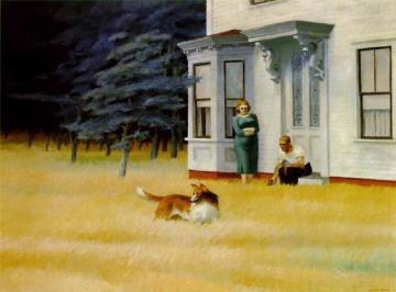 Cape Cod Evening Artwork by Edward Hopper