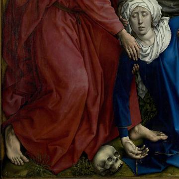 The Descent from the Cross (detail) Artwork by Rogier van der Weyden