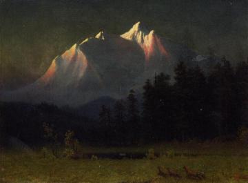 Western Landscape Artwork by Albert Bierstadt