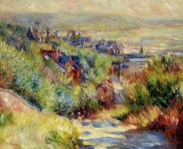 The Hills of Trouville Artwork by Pierre Auguste Renoir