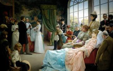 The Baptism Artwork by Julius LeBlanc Stewart