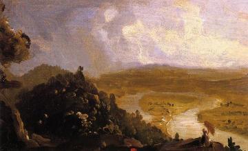 Sketch for 'The Oxbow' Artwork by Thomas Cole