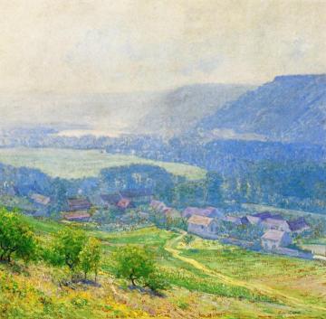 The Saine Valley, Giverny Artwork by Guy Orlando Rose