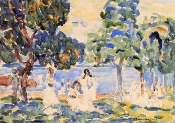 Summer Day Artwork by Maurice Prendergast