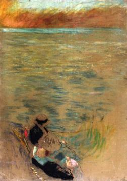 Woman By The Sea Artwork by Edouard Vuillard