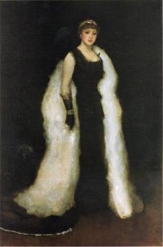 Arrangement in Black, No.5: Lady Meux Artwork by James Abbott McNeill Whistler