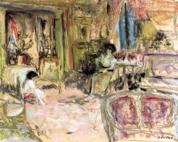 Henri and Madame Josse Bernheim Artwork by Edouard Vuillard