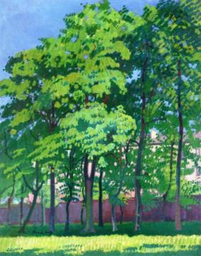 Garden in Falaise Artwork by Raoul Dufy