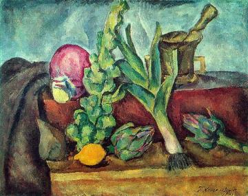 Still Life. Vegetables Artwork by Pyotr Konchalovsky