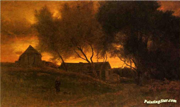 The Gloaming Artwork by George Inness