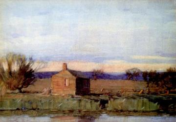 Old Schoolhouse Artwork by William Langson Lathrop