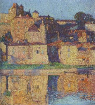 Vue de Puy l Eveque Artwork by Henri Martin