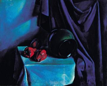 Still Life with a Jug Artwork by Karoly Patko