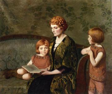 The Story Hour Artwork by Lilla Cabot Perry