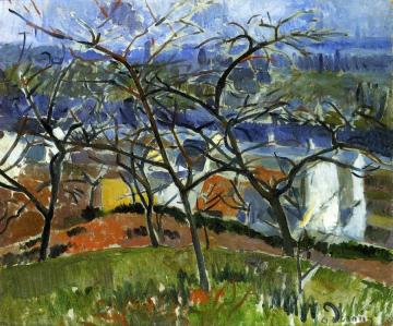 Landscape near Chatou Artwork by Andre Derain