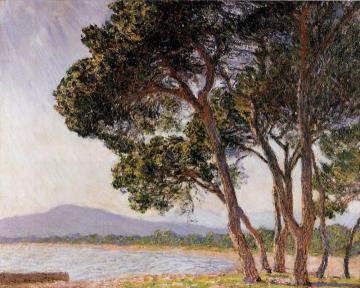 Beach in Juan-les-Pins Artwork by Claude Oscar Monet