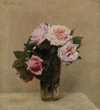 Roses Roses Artwork by Henri Fantin-Latour