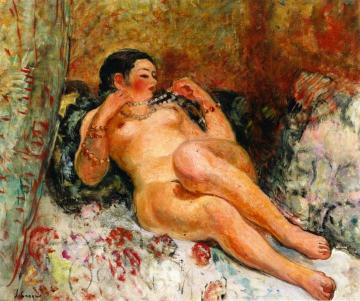 Reclining Nude Artwork by Henri Lebasque