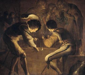 St. Peter's Denial Artwork by Leonaert Bramer