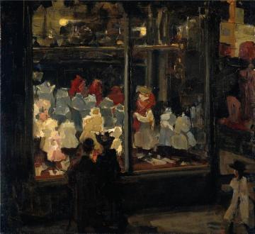 A Shop Window Artwork by Isaac Israels