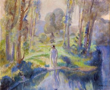 Nymph by the lake Artwork by Henri Lebasque