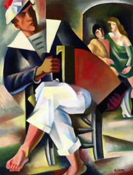 Sailor with Accordion Artwork by André Lhote
