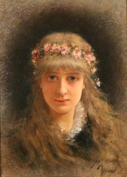 The Maiden of Spring Artwork by Emile Eisman-Semenowsky
