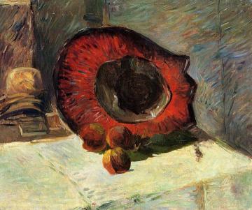 Red Hat Artwork by Paul Gauguin