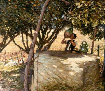 At the Well Artwork by Henry la Thangue
