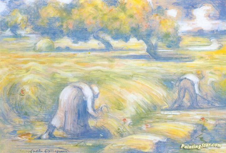 Wheat Artwork by Charles Angrand