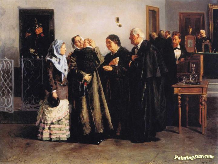 Not Guilty Artwork by Vladimir Yegorovich Makovsky