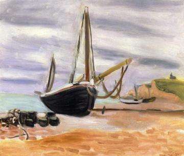 Boats at Etretat Artwork by Henri Matisse