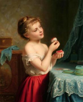 A Little Rouge Artwork by Fritz Zuber-Buhler