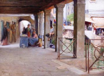Sortoportego Del Magazen, At Santi Apostoli, Venice Artwork by Julius LeBlanc Stewart