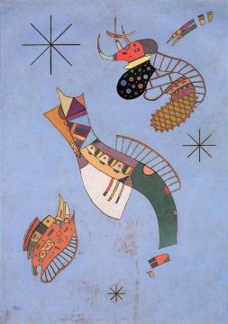 Three Stars Artwork by Wassily Kandinsky